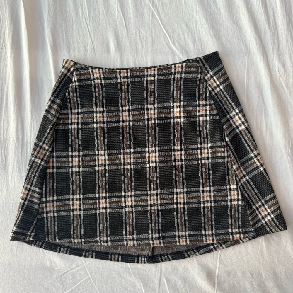 Originality Plaid Mini Skirt w